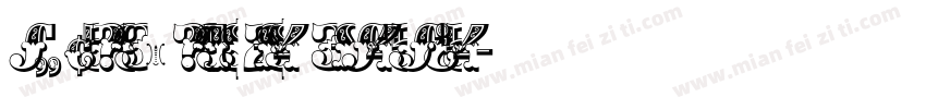numeric Arial bold condensed字体转换